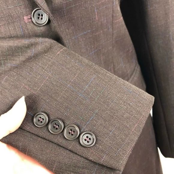 BCBGMaxAzria Cool Dark Brown Blazer Long Overcoat Jacket Size 2 - Picture 5 of 8